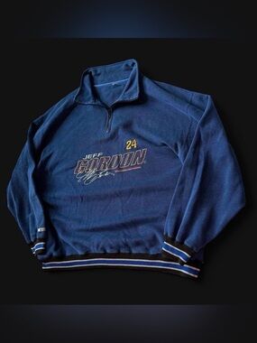 Vintage NASCAR Jeff Gordon 24 Quarter Zip Pullover Sweatshirt